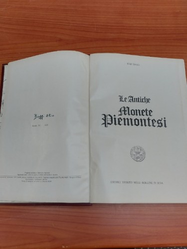 Libro le antiche monete piemontesi